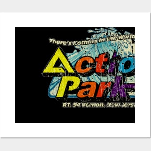 Vintage Action Park New Jersey 1978 - Theme Park Posters and Art
